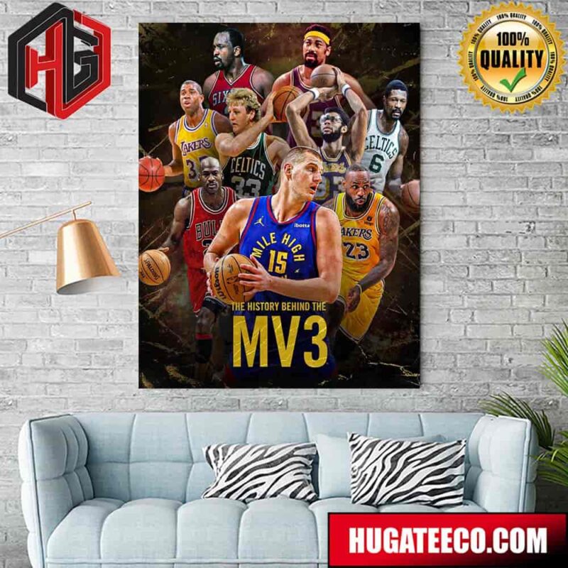 The History Behind Nikola Jokic’s Third Regular Season Mvp Award Home Decor Poster Canvas