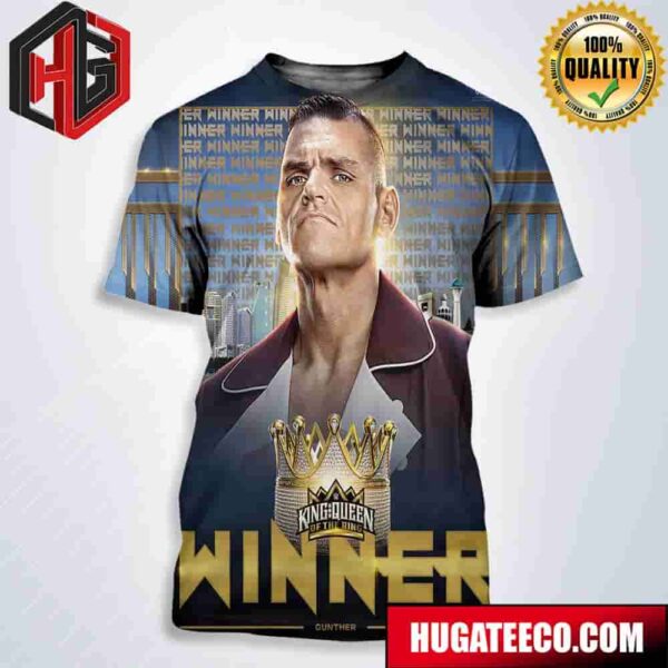 The King General Gunther Defeats Randy Orton To Become The King Of The Ring WWE King And Queen All Over Print T-Shirt