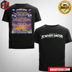 The Lyrical Lemonade Summer Smash 2024 Official Lineup Two Sided Essentials Merchandise T-Shirt