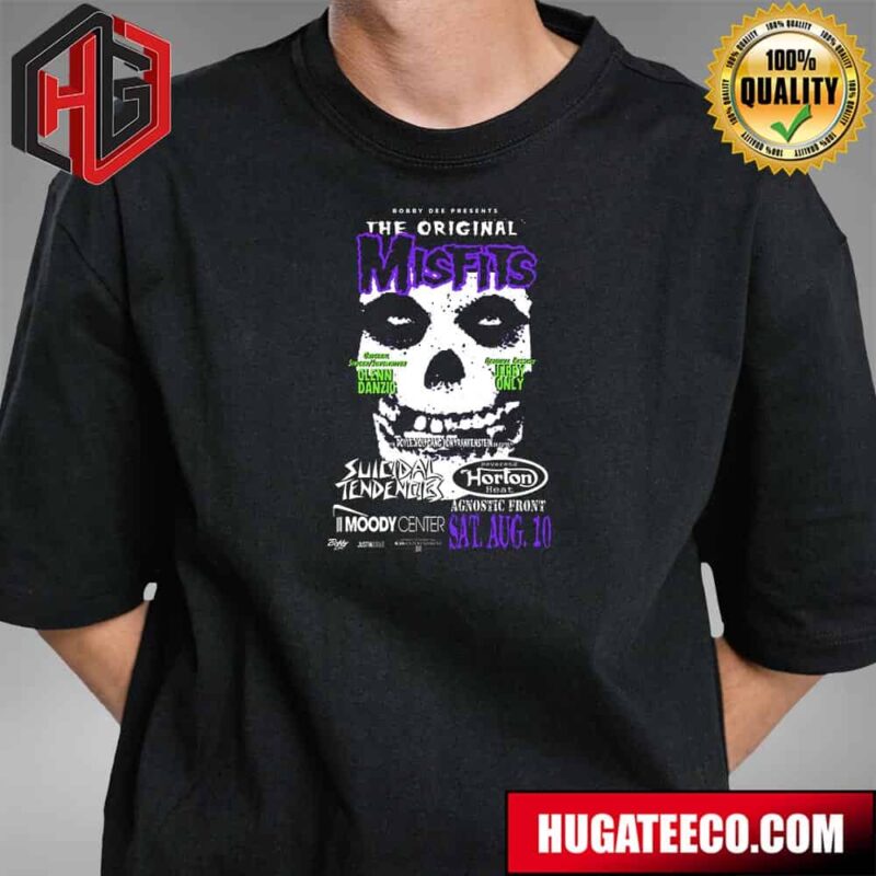 The Misfits Band Show 2024 At Moody Center Austin Tx On August 10 T-Shirt
