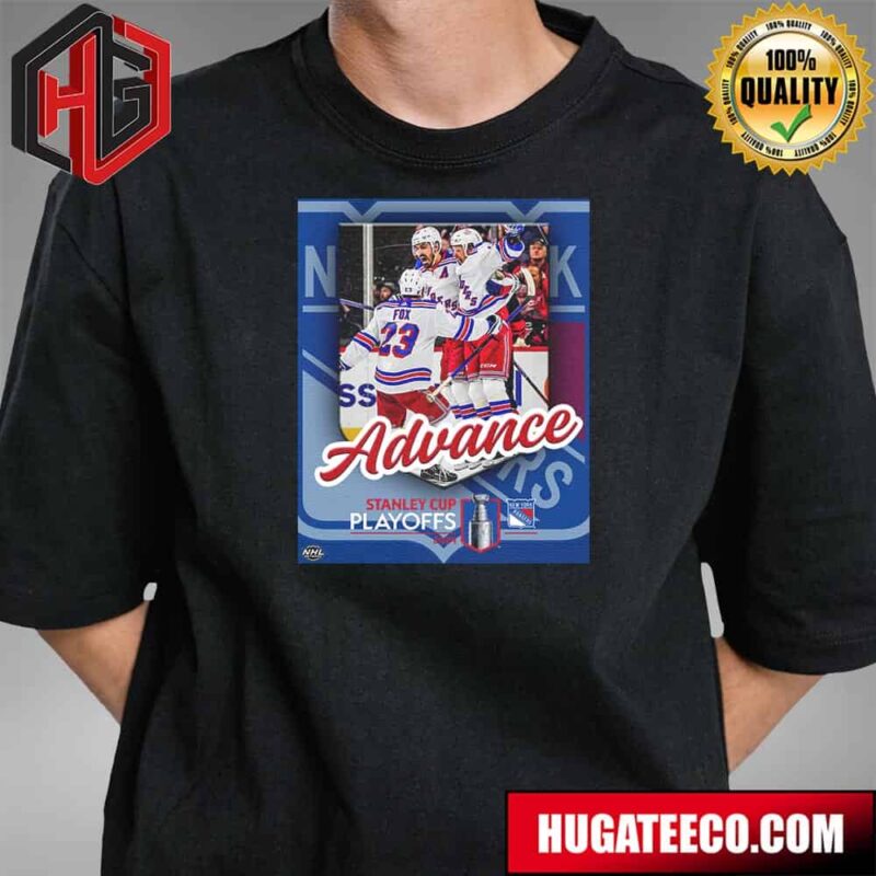 The New York Rangers Are Heading To The Eastern Conference Final NHL Stanley Cup Playoffs 2024 Unisex T-Shirt Hoodie