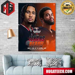 The Next Generation Of Qbs In Primetime Texans Vs Bears NFL Schedule Release On NFLN Espn2 Stream On NFL Plus Home Decor Poster Canvas