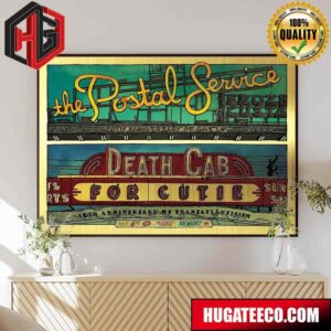 The Postal Service And Death Cab For Cutie Show Tonight At The Miller High Life Theatre In Lovely Milwaukee Home Decor Poster Canvas