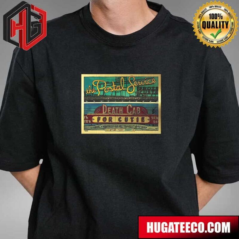 The Postal Service And Death Cab For Cutie Show Tonight At The Miller High Life Theatre In Lovely Milwaukee T-Shirt