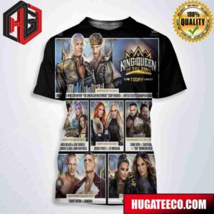 The Poster Is Stacked For WWE King And Queen Of The Ring All Over Print T-Shirt