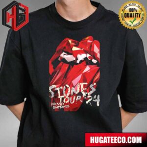 The Rolling Stones Hackney Diamonds 2024 Standard Tour Program T-Shirt