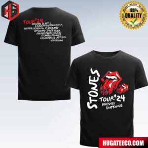 The Rolling Stones Hackney Diamonds Tour Dateback Two Sides T-Shirt