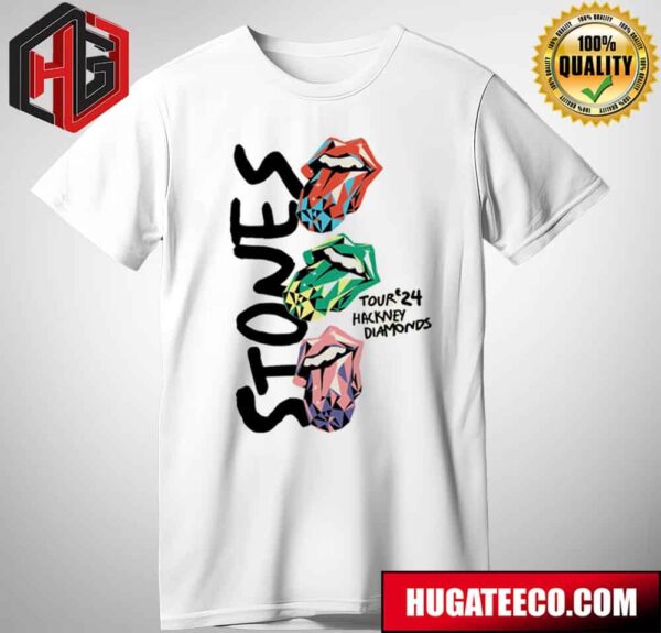 The Rolling Stones Hackney Diamonds Tour Diamon Tongues T-Shirt