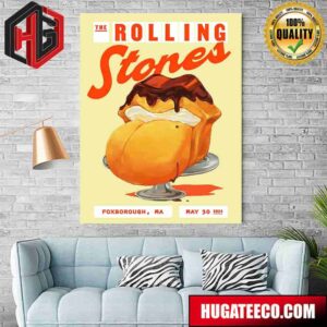 The Rolling Stones Show At Gilette Foxborough Ma 2024 On May 30 Home Decor Poster Canvas