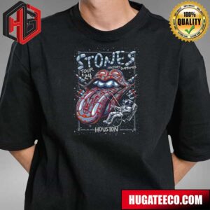 The Rolling Stones Tour 2024 Hackney Diamonds On April 28 2024 Houston Nrg Stadium T-Shirt
