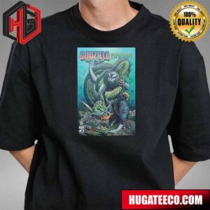 The Year Of The Dragon Wave With Godzilla Rivals Vs Manda By Jake Lawrence On July 31 From Idw Publishing 25 Years T-Shirt