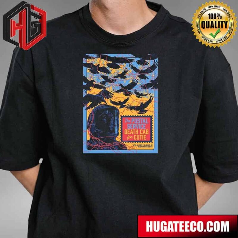 Tonight?s Poster For Death Cab For Cutie Show At Schottenstein Center In Columbus T-Shirt