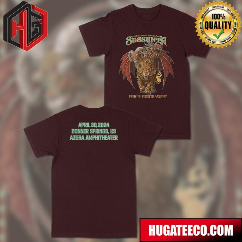 Tonight’s Sessanta Performance At The Azura Amphitheater With Primus Puscifer A Perfect Circle On April 30 2024 Two Sides T-Shirt