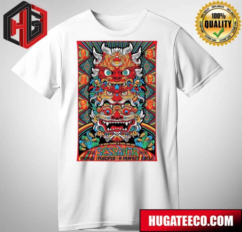 Tonight’s Sessanta Performance With Primus Puscifer A Perfect Circle On May 4th 2024 At The Forest Hills Stadium Limited-Edition Items Unisex T-Shirt