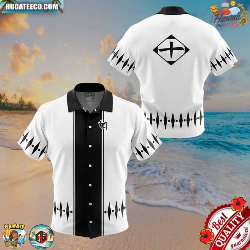 Toshiro Hitsugaya Bleach Button Up Hawaiian Shirt