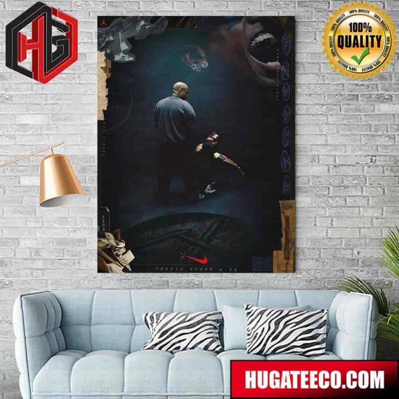 Travis Scott X Ye X Nike Cactus Jack Poster Canvas