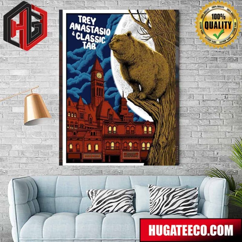 Trey Anastasio And Classic Tab May 18-19th In Toronto On And In Montreal Qc Home Decor Poster Canvas