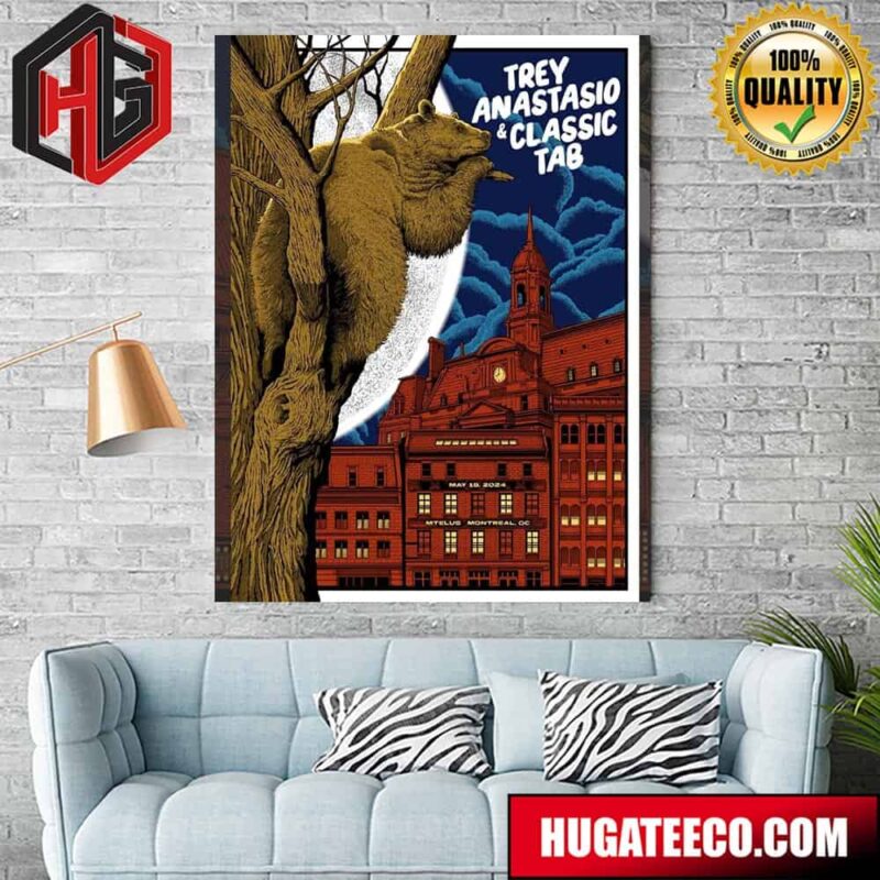 Trey Anastasio And Classic Tab Show May 18-19 In Toronto On And In Montreal Qc Home Decor Poster Canvas