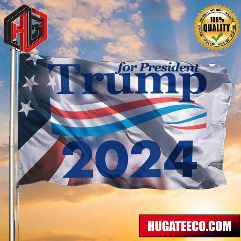 Trump 2024 Flag For President Trump American Flag Patriotic Donald Trump 2024 For Home Decor 2 Sides Garden House Flag