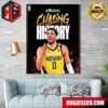 Tyrese Haliburton Vintage Pont All-Star Edition 2024 Indiana Pacers Cover SLAM Poster Canvas