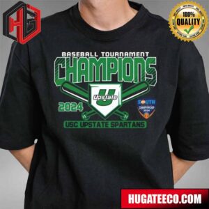 USC Upstate Spartans 2024 Big South Baseball Tournament Champions T-Shirt
