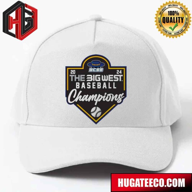 Uc Santa Barbara 2024 Big West Baseball Tournament Champions Hat-Cap