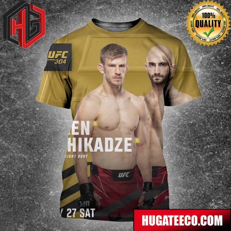 UFC 304 Arnold Billy Allen And Giga Chikadze Featherweight Bout July 27 Sat All Over Print Shirt