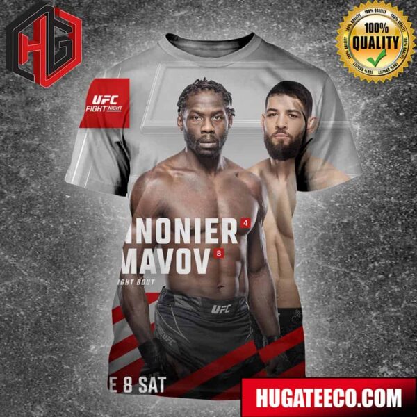 UFC Fight Night Jared Cannonier Will Face Off Against Imavov Nassourdine On Saturday June 8th All Over Print Shirt