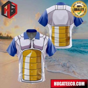 Vegeta Armor Dragon Ball Button Up Animeape Hawaiian Shirt