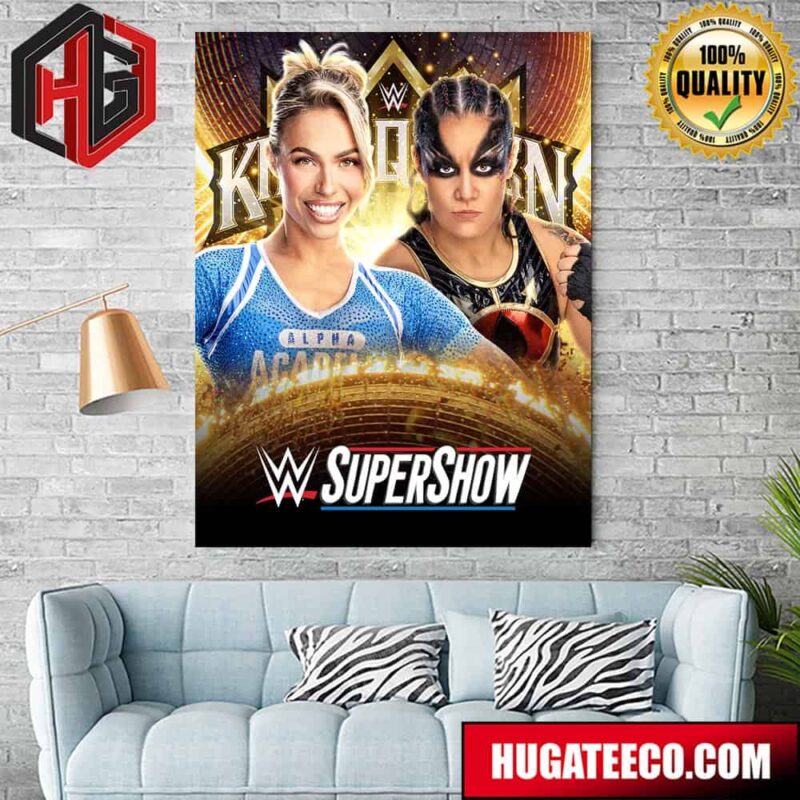 WWE King And Queen Super Show Maxxine Dupri And Shayna Baszler Poster Canvas