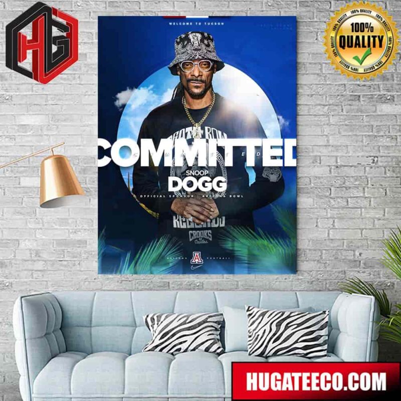 Welcome To Tucson Snoopdogg Arizona Bowl Presented By Gin And Juice Home Decor Poster Canvas