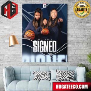 Welcome To Uconn Huskies Kaitlyn Chen Poster Canvas