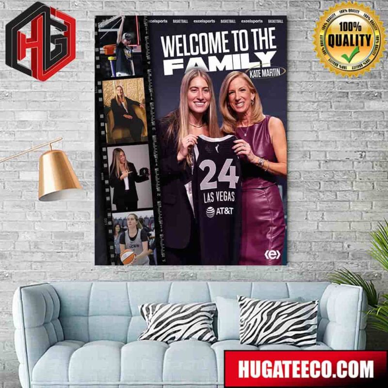 Welcoming The Newest Aces Rookie Kate Martin To The Family Poster Canvas