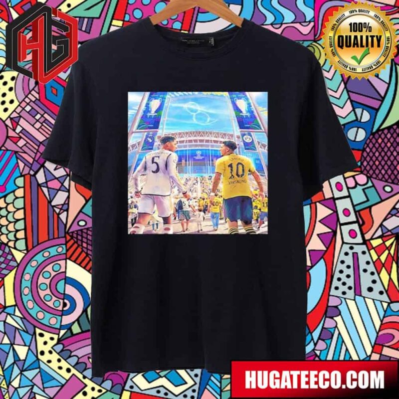 Wembley Stadium 8th European Final Is Set For Borussia Dortmund vs Real Madrid 2023 2024 Merchandise T-Shirt