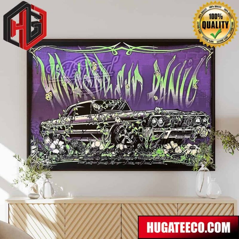 Widespread Panic Show On May 25th Radians Amphitheater Memphis Botanic Garden Merch Poster Canvas