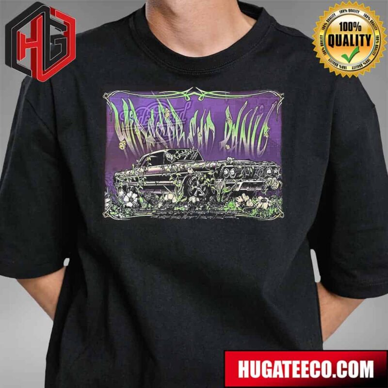 Widespread Panic Show On May 25th Radians Amphitheater Memphis Botanic Garden Merch T-Shirt