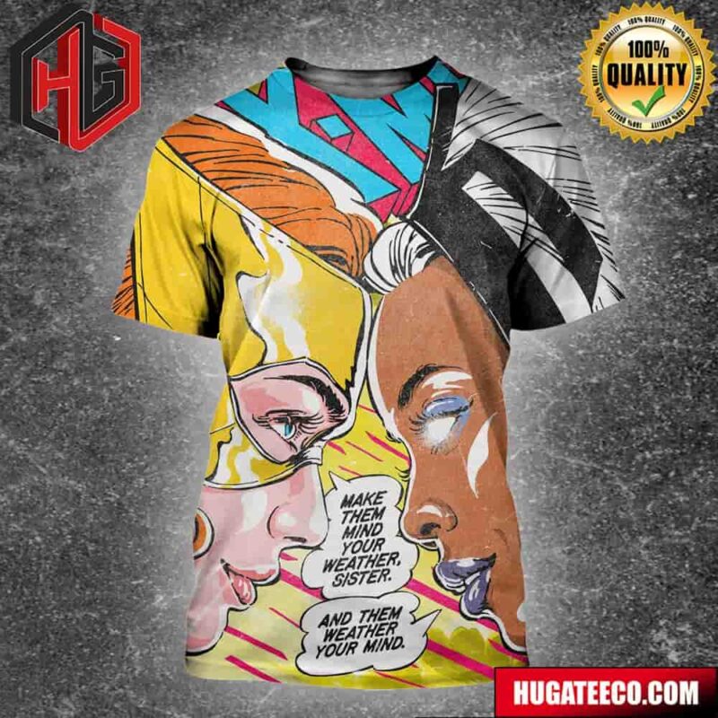 X-Men 97 Tolerance Is Extinction Pt 2 Jean Grey Storm OroroMunroe 3D T-Shirt