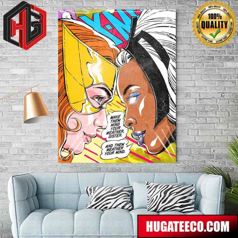 X-Men 97 Tolerance Is Extinction Pt 2 Jean Grey Storm Ororomunroe Poster Canvas