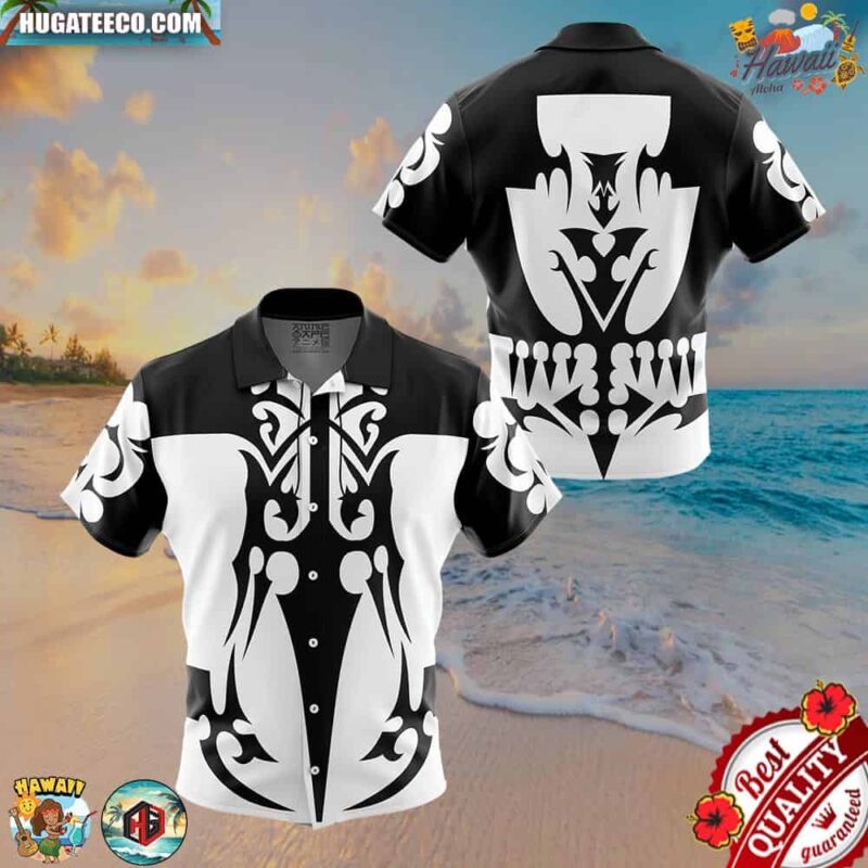 Xenmas Kingdom Hearts Button Up Hawaiian Shirt