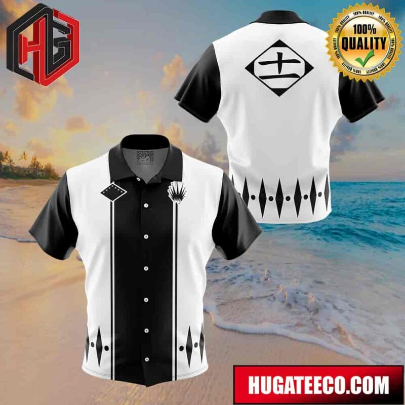 Zaraki Kenpachi Bleach Button Up Animeape Hawaiian Shirt