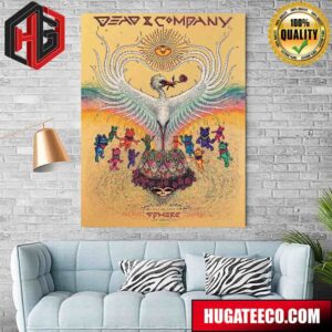 Concert Poster For Dead And Company At The Sphere Las Vegas NV May 25 2024 Poster Canvas
