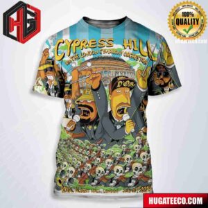 Limited Poster Cypress Hill Concert 2024 In London With The London Symphony Orchestra At Royal Albert Hall On July 10th All Over Print Shirt