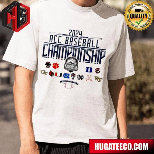 2024 Atlantic Coast Conference ACC Baseball Championship Charlotte NC T-Shirt