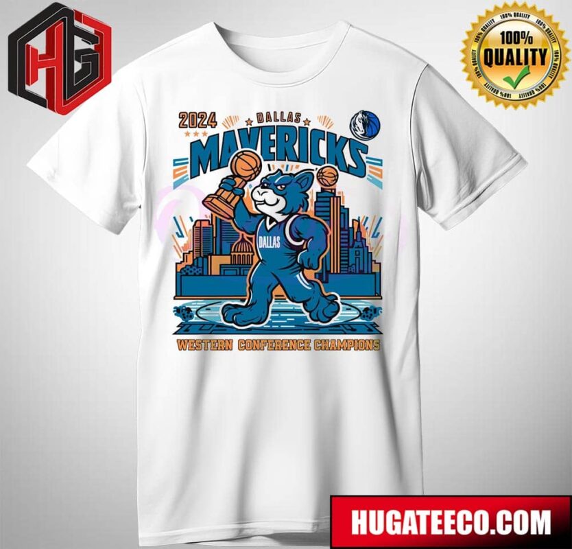 2024 Dallas Mavericks NBA Western Conference Champions T-Shirt