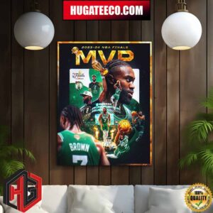 2024 NBA Finals MVP Jaylen Brown Boston Celtics Home Decor Poster Canvas