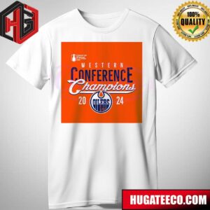 2024 Stanley Cup Final NHL Western Conference Champions Edmonton Oilers Hockey T-Shirt