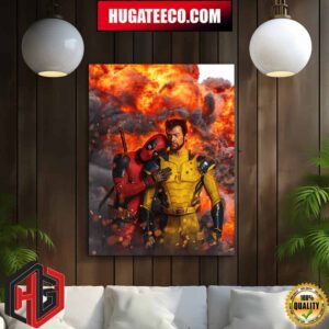 4DX Textless Poster For Deadpool And Wolverine Home Decor Poster Canvas