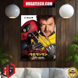 A Brand-New Japanese Poster For Deadpool & Wolverine Has Been Released Home Decor Poster Canvas