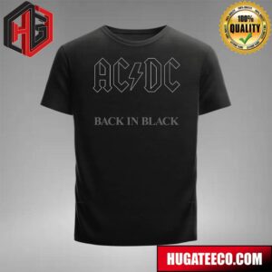 ACDC PWR Up Back In Black 12 Album Cover Print Fan Gifts T-Shirt