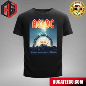 AC DC PWR Up Tour 2024 Poster For Two Shows In Dresden Rinne On Jube 16th And 19th 2024 Unisex T-Shirt